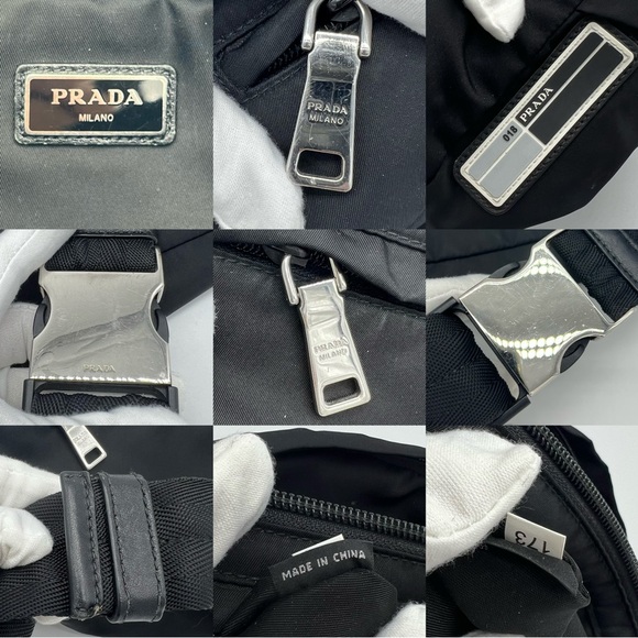 Authentic Prada Logo Patch nylon belt bag - Picture 7 of 10